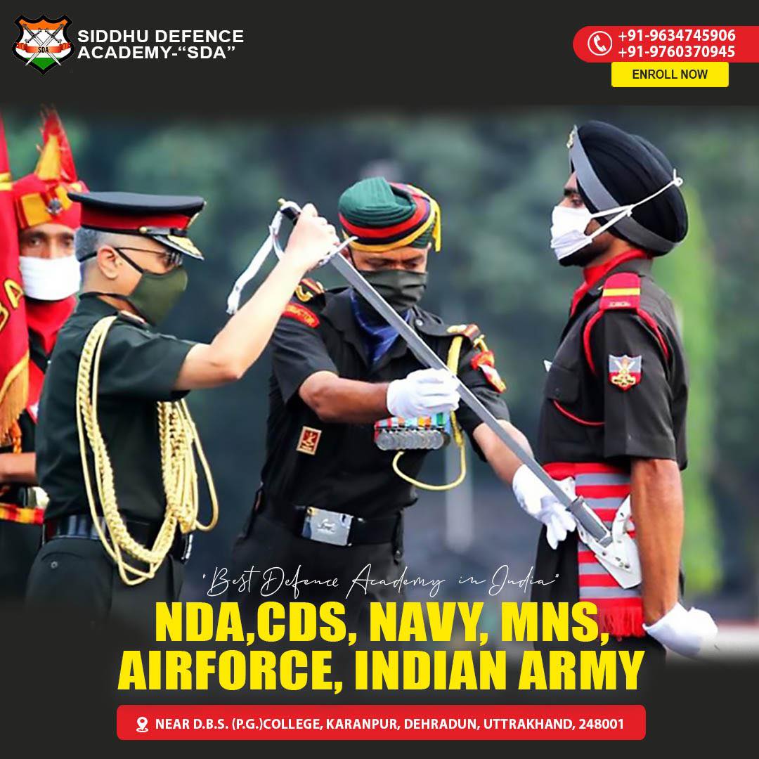 Best NDA Defence Academy in Dehradun,Top CDS Coaching centre Doon