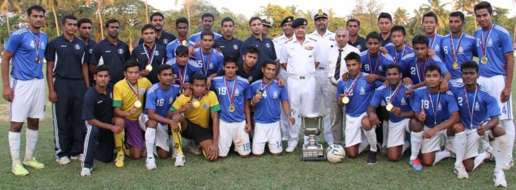 Indian Navy Sports Football Team