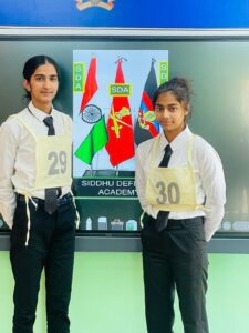 students of siddhu defence academy