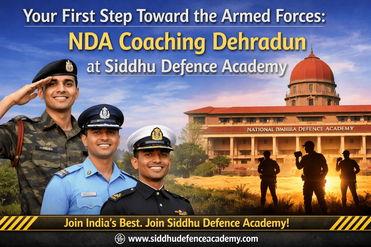 NDA Coaching Dehradun at Siddhu Defence Academy