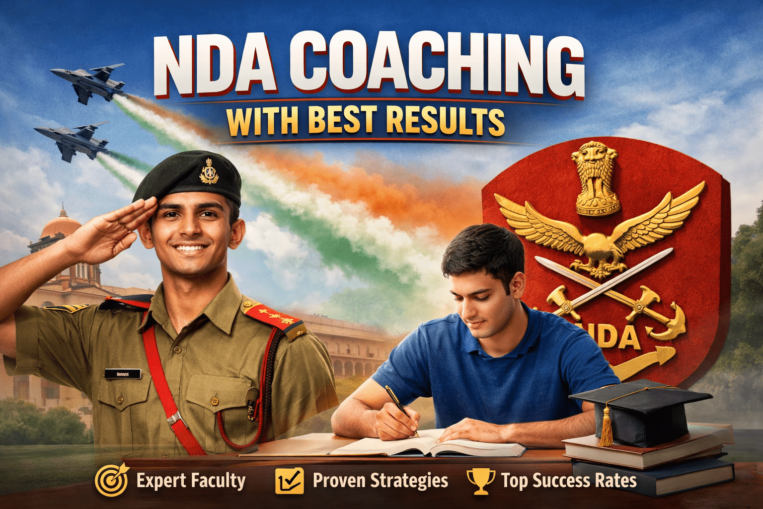 NDA Coaching with Best Results